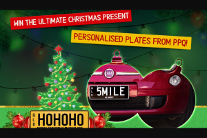 Nova 106.9FM – Win The Ultimate Christmas Present… Personalised Plates From Ppq (prize valued at $605)