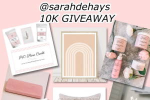 Sarah Dehays – a Chance to Receive These Amazing Prize Pack Which Includes