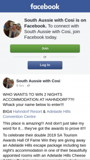 South Aussie With Cosi – Win 2 Nights Accommodation at Hahndorf?