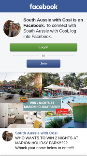 South Aussie With Cosi – Win 2 Nights at Marion Holiday Park??