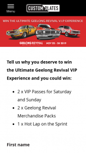 VicRoads – Win a Prize Pack Valued at $800 Celebrating Our Partnership With Geelong Revival (prize valued at $800)