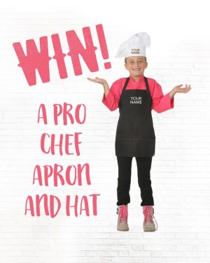 Melinda’s Gluten-Free Goodies – Win 1 of 3 personalised professional chefs apron and hat sets PLUS a Baking Mix pack