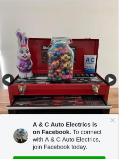 A & C Auto Electrics – Win The Jar of Easter Eggs But a 201pc Tool Kit