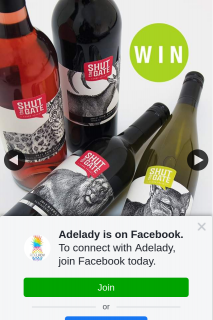 Adelady – Win Two Amazing Shut The Gate Wines Premium Wine Packs Shipped Straight to You and Your Bestie’s Front Door