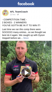 AFL Teamcoach – Win 1/2 Boxes of AFL Team Cards