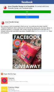 Anna Chandler Design – Win this Rather Cheerful ‘tangerine Patchwork’ Velvet Cushion Just By Commenting (prize valued at $49)