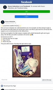 Ausco Industries – Win an Easter Hamper Incl $100 Wish Gift Card