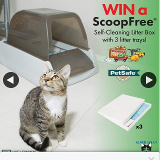 Australian Cat Lover – Win a Scoopfree Ultra Self Cleaning Litter Box (prize valued at $345)