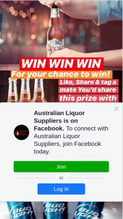 Australian Liquor Suppliers – Win 1/3 Prize Packs (prize valued at $800)
