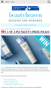 Beauty Heaven – Win 1 of 3 Plunkett’s Prize Packs
