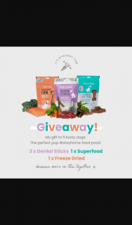 Bell and Bone – Win 1 of 5 Stayathome Dog Packs