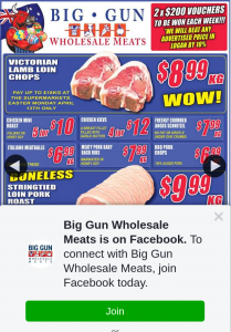 Big Gun Wholesale Meats – Win 1 of 2 X $200 Vouchers