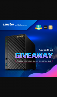 Centre Com – Win an Asustor As1002tv2 Marvell Armada 385 Dual Core 2-bay Nas (prize valued at $229)