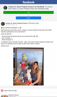 Century 21 – Win an Easter Hamper Must Collect)(closes 12pm