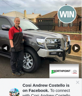 Cosi Andrew Costello – Win a Contactless Car Service (prize valued at $200)