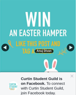 Curtin Student Guild – Win an Easter Hamper