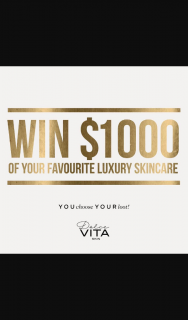 Dolce Vita Skin $1000 voucher for skincare products – Win $1000 Worth of Your Favourite Luxury Skincare Products From Dolce Vita Skin⁣⁣ (prize valued at $1,000)