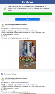 Double PassH Electrical and Air conditioning – Win Our Easter Giveaway?