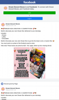 Dream Dessert Boxes – Win a Custom Box