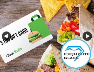 Exquisite Glass – Win a $100 Uber Eats Giftcard on Us