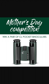 Great Australian Outdoors – Win a Set of Swarovski Optik Cl Pocket Binoculars for Mother’s Day (prize valued at $990)
