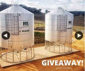 HE SILOS – Win 1/2 $100 Visa Gift Cards (prize valued at $200)