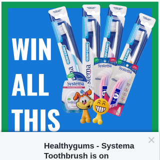 Healthygums Systema Toothbrush – Win an Oral Care Pack