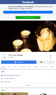 LAC Luxe Candles – Simply Like this Post
