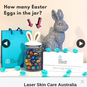 Laser Skin Care Australia – All of These Easter (prize valued at $145)