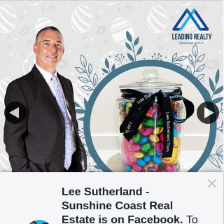 Lee Sutherland Sunshine Coast Real Estate – Win a Jar Full of Easter Eggs Must Collect