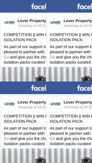 Lever Property – Win Rocky Ridge Isolation Pack (prize valued at $200)