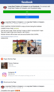 Long Haul Trailers & Campers – Win a Camping Oven/cooker