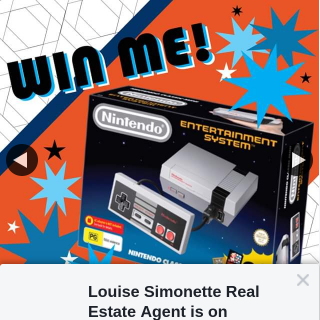 Louise Simonette Real Estate Agent – Win a Nintendo Retro Mini Games Console 5pm