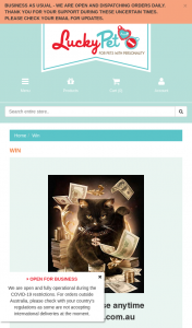 Lucky Pet – Win a $100 Voucher to Spend on Your Pets (prize valued at $100)