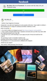 My Salty Life – Win Mother’s Day / Happiness Giveaway
