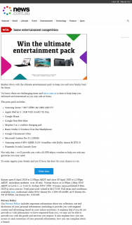 News Life Media – Win a Home Entertainment Prize Package (prize valued at $9,275.95)