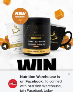 Nutrition Warehouse – Win 1 of 3 Coffee Sets