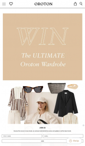 Oroton – Win One of Four (prize valued at $12,000)