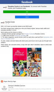 Paradise Centre – Win 1 of 3 Home Survival Kits Valued at Over $100 Each (prize valued at $100)