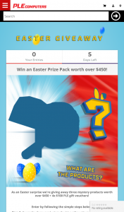 PLE Computers – Win a Mystery Prize Pack Worth Over $450 (prize valued at $850)