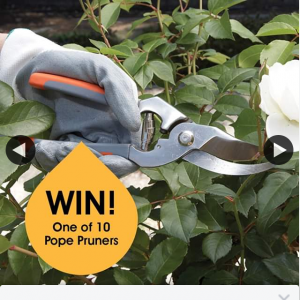 Pope Products – Win 1 of 10 Garden Pruners So You Can Let Your Tools Do The Hard Work for You