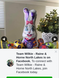Raine & Horne North Lakes – Win an Easter Egg Basket Must Collect