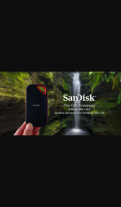 SanDisk – Win 1 of 3 Sandisk Extreme Pro Portable Ssd 1TB (prize valued at $1,101)