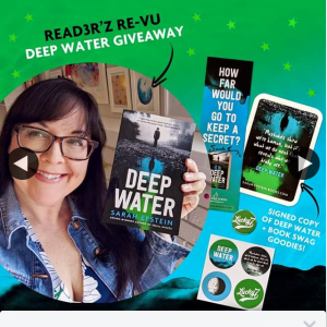 Sarah Epstein Books – Win a Signed Copy of Deep Water and Some Book Swag Goodies (posted to Australian Residents Only).