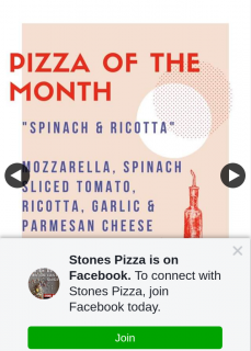 Stones Pizza – Win Pizza of The Month