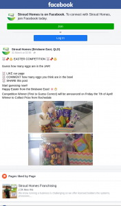 Stroud Homes – Win a Easter Hamper Must Collect