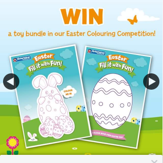 The Entertainer – Win a Toy Bundle In Our Easter Colouring Competition (prize valued at $100)