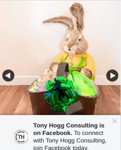 Tony Hogg Consulting – Win Easter Hamper Includes $100 Bunnings Voucher