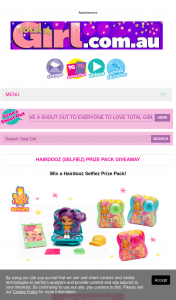 Total Girl – Win a Hairdooz Selfiez Prize Pack (prize valued at $510)