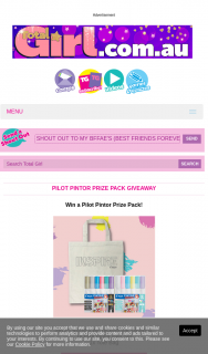 Total Girl – Win 1/7 Pilot Pintor Prize Packs 5pm (prize valued at $472)
